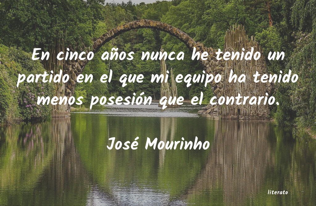 frases de José Mourinho