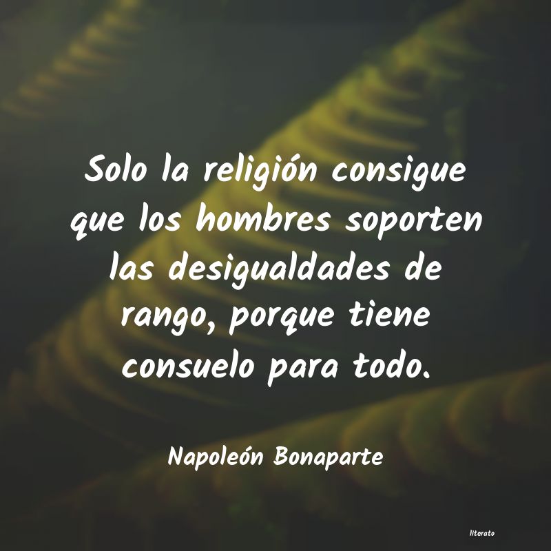 frases de Napoleón Bonaparte
