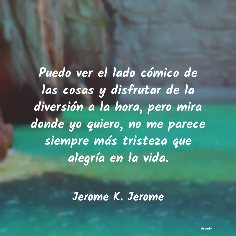Frases de Jerome K. Jerome