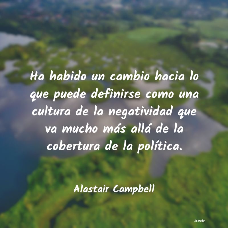 Frases de Alastair Campbell