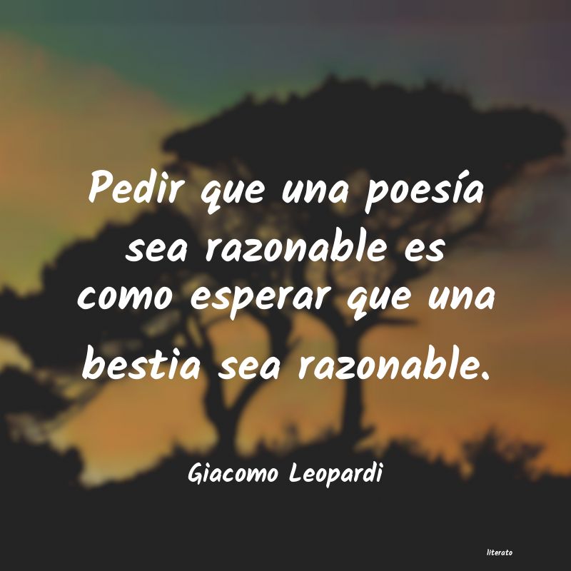 Frases de Giacomo Leopardi