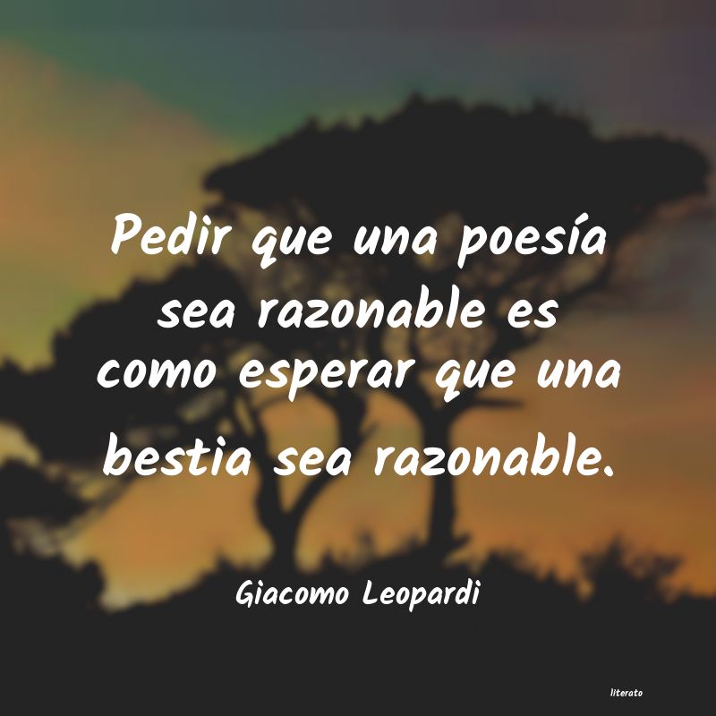 frases de Giacomo Leopardi