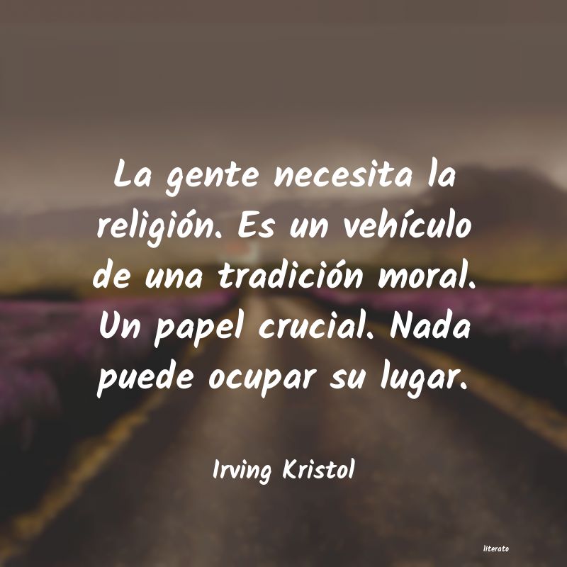 Frases de Irving Kristol