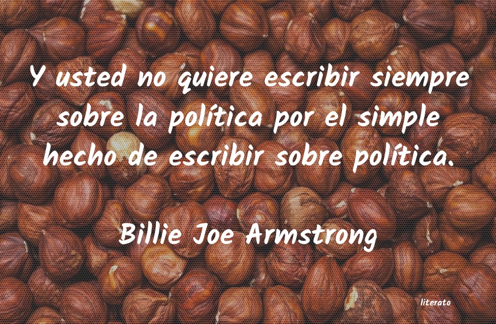 frases de Billie Joe Armstrong