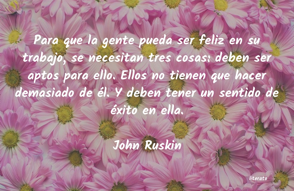 frases de John Ruskin