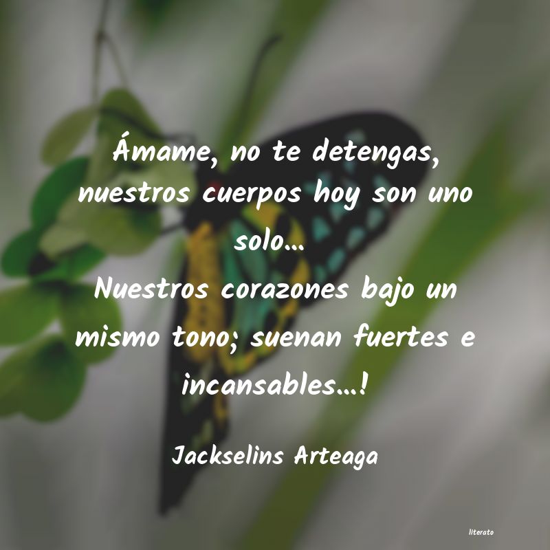 frases de Jackselins Arteaga