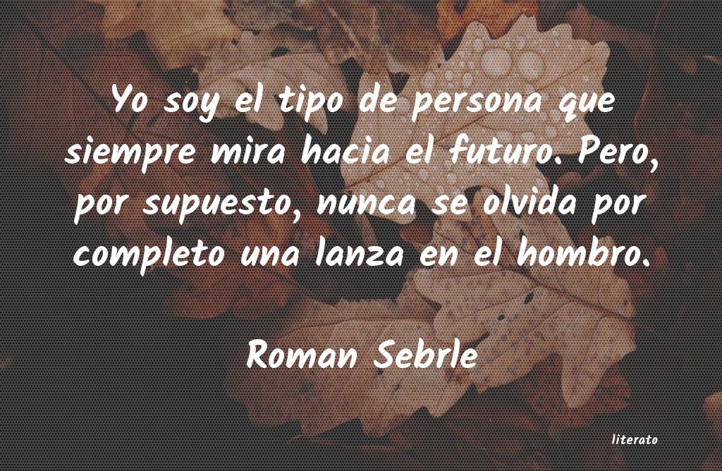 frases de Roman Sebrle