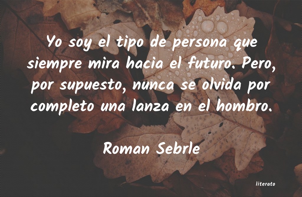 Frases de Roman Sebrle