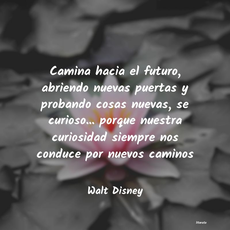 Walt Disney: Camina hacia el futuro, abrien