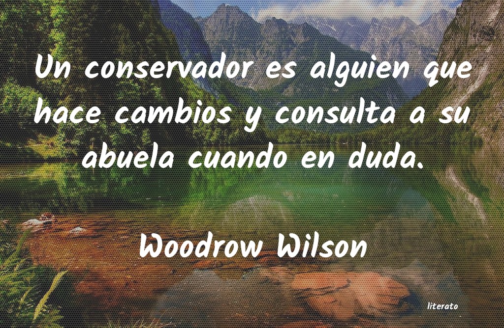 frases de Woodrow Wilson