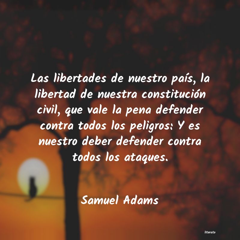 Frases de Samuel Adams