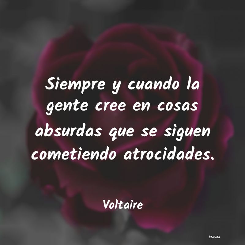 frases de Voltaire