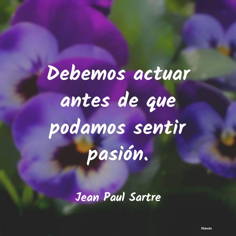 frases de Jean Paul Sartre