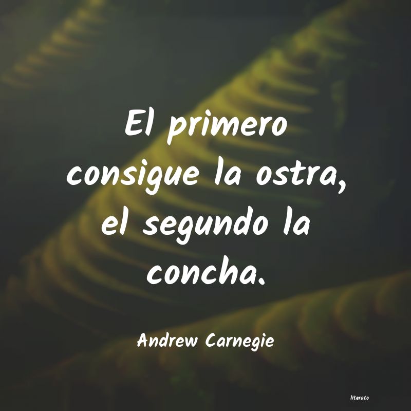 Frases de Andrew Carnegie