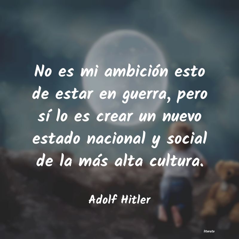 Frases de Adolf Hitler