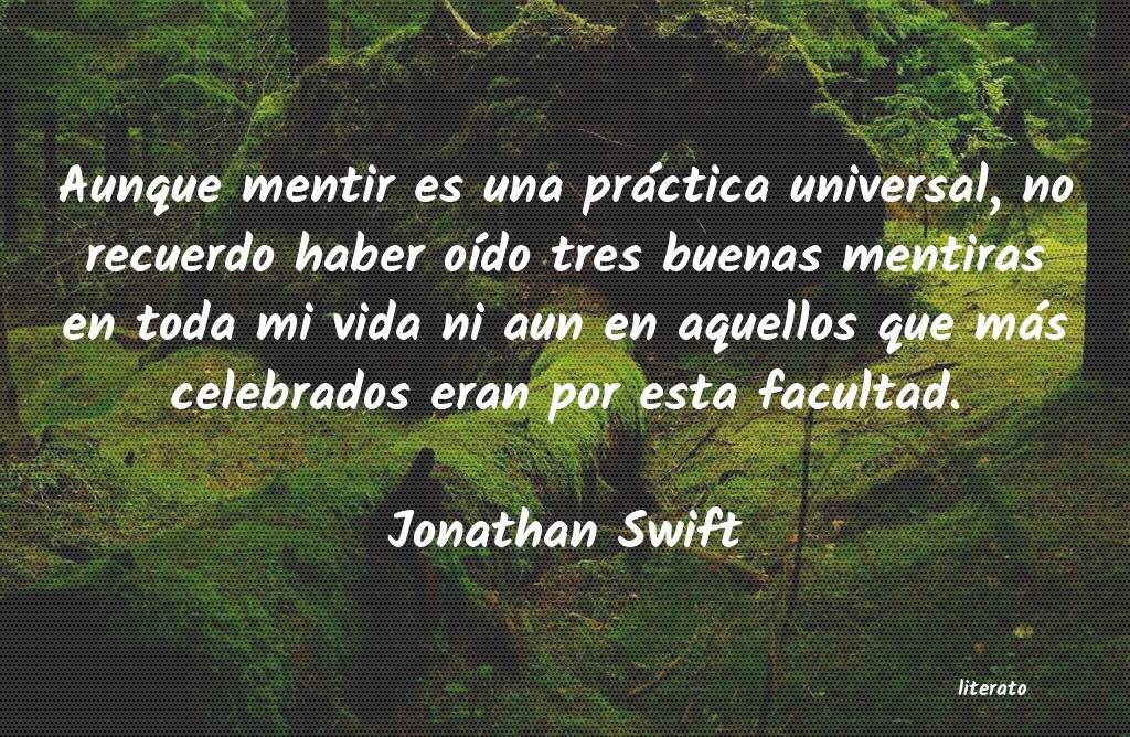 Frases de Jonathan Swift