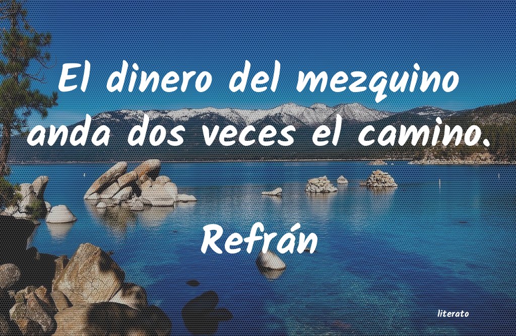 Frases de Refrán