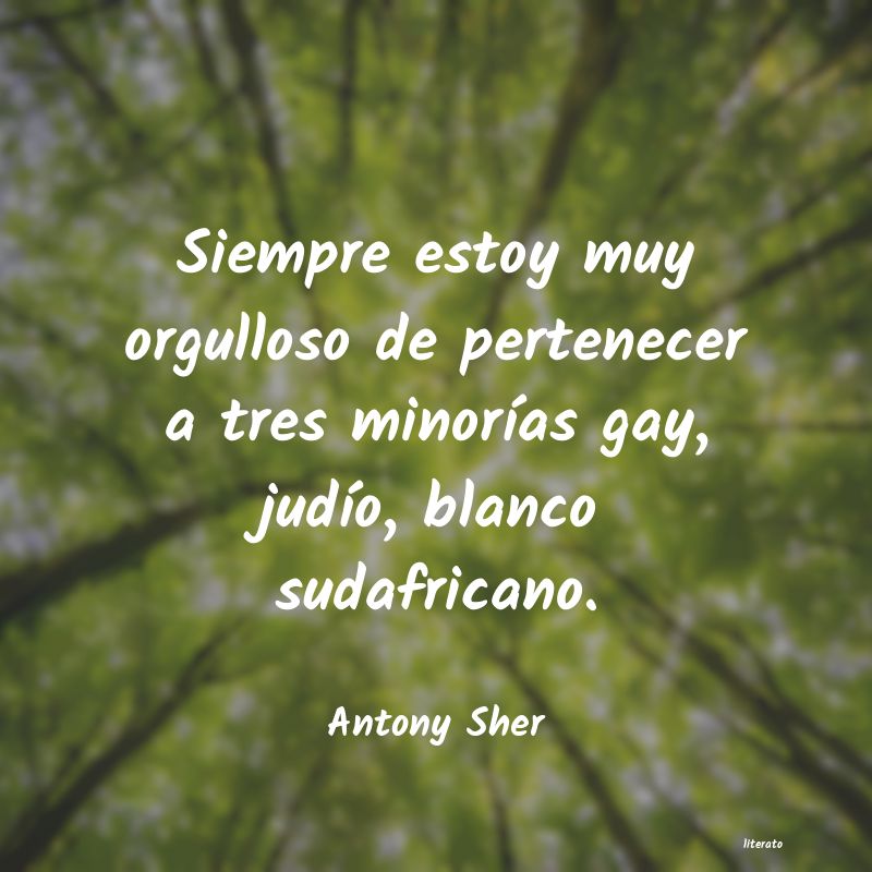 Frases de Antony Sher