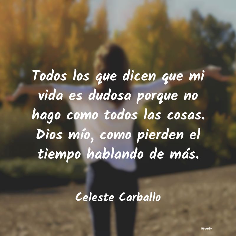 Frases de Celeste Carballo