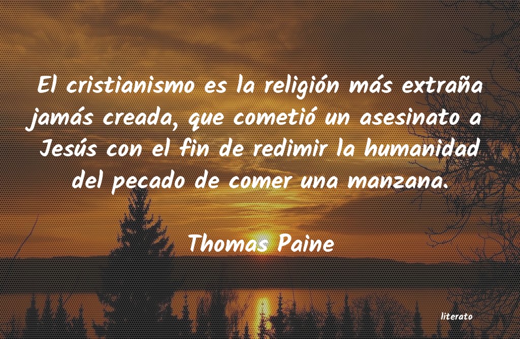Frases de Thomas Paine - literato