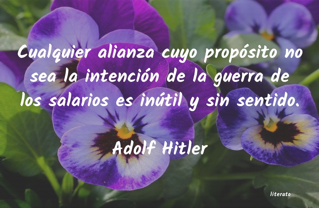 frases de Adolf Hitler