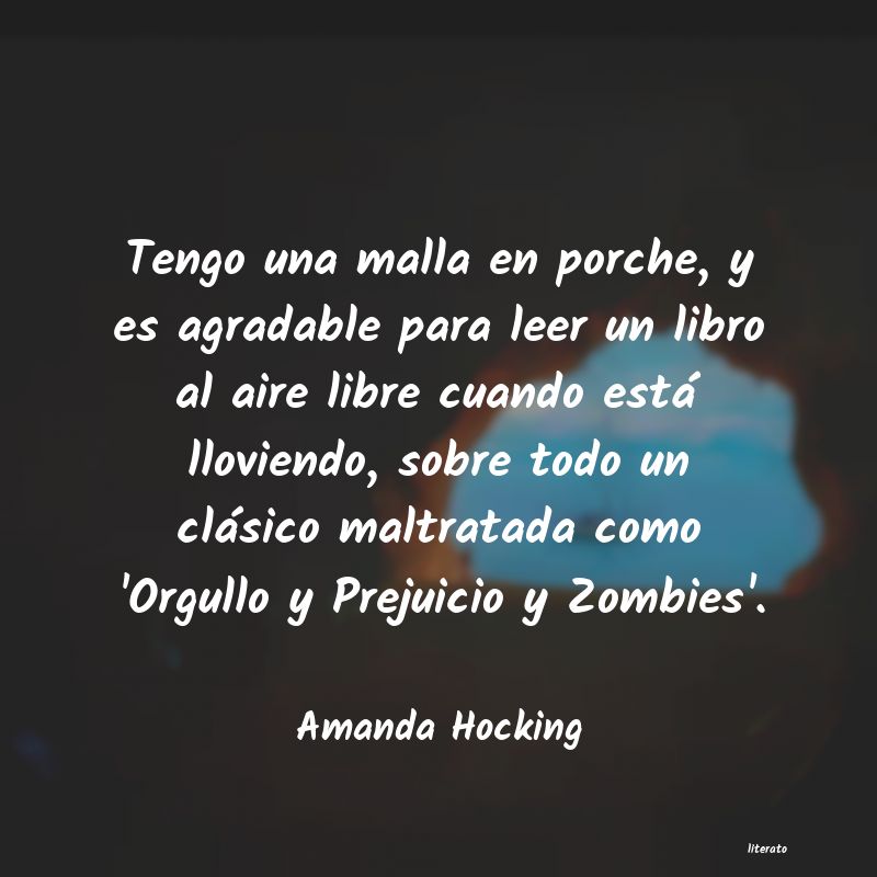 Frases de Amanda Hocking