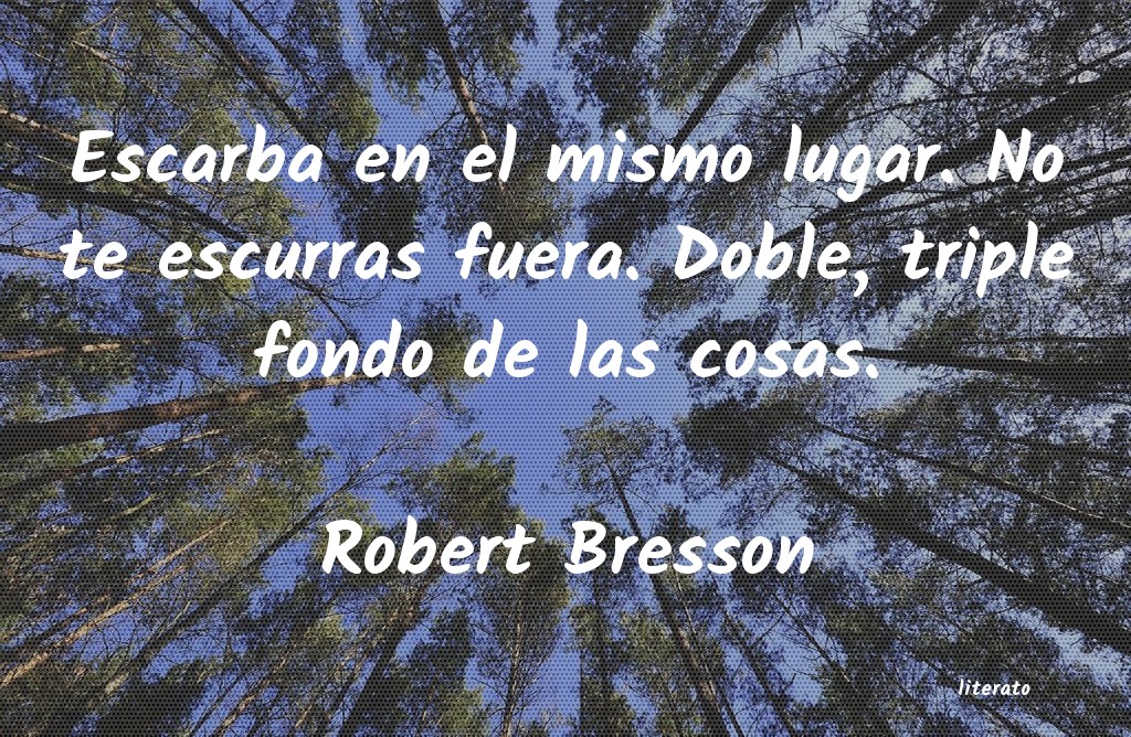 frases de Robert Bresson