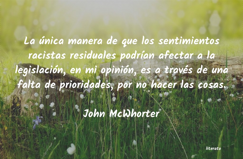 Frases de John McWhorter