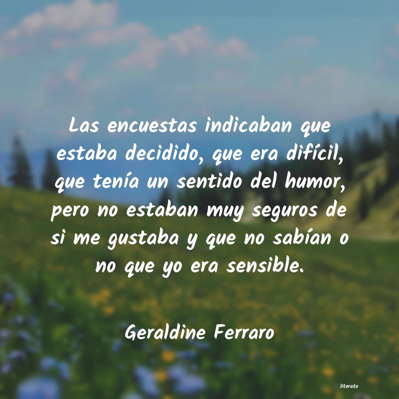 frases de Geraldine Ferraro