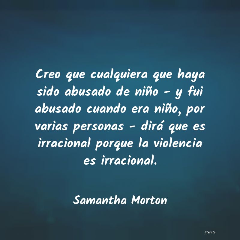 Frases de Samantha Morton