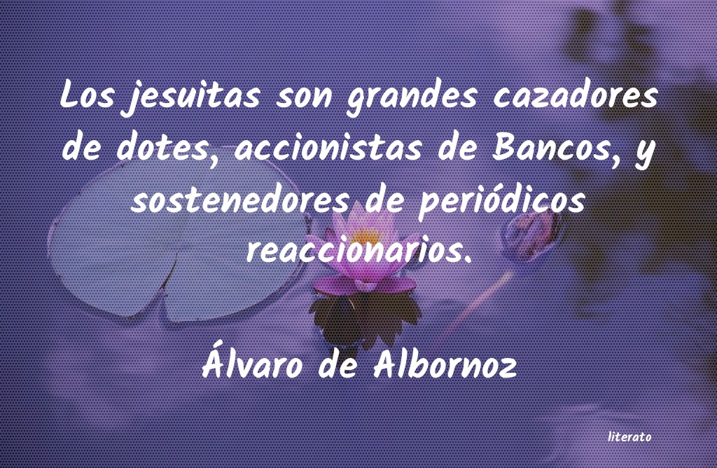 Frases de Álvaro de Albornoz