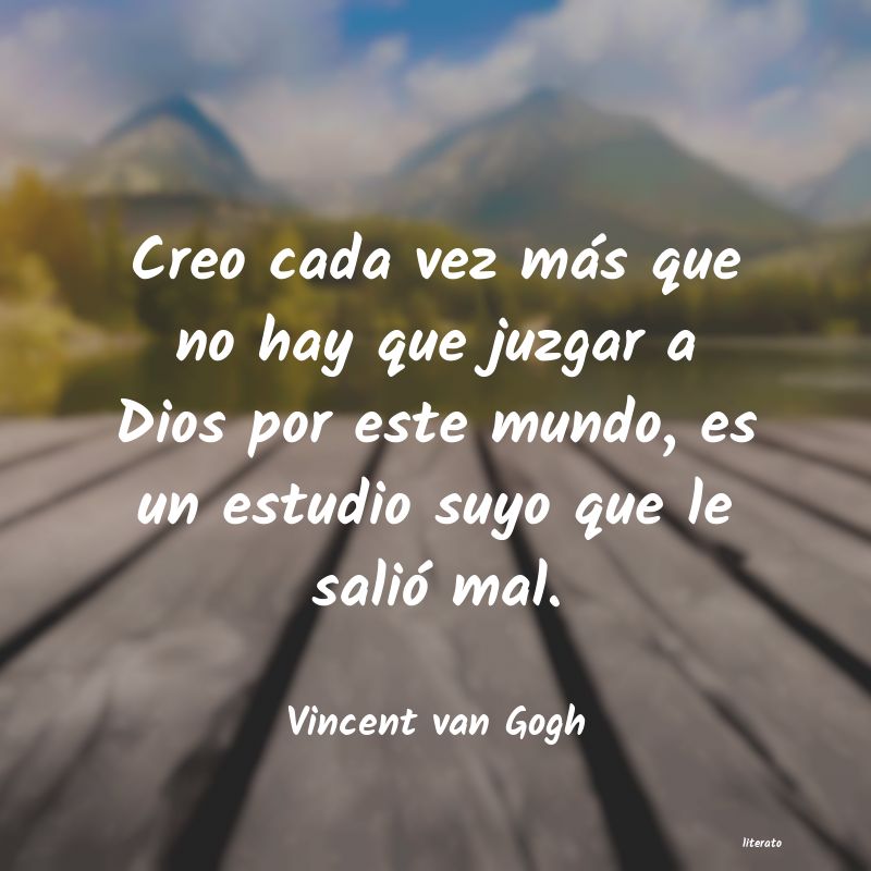 Frases de Vincent van Gogh