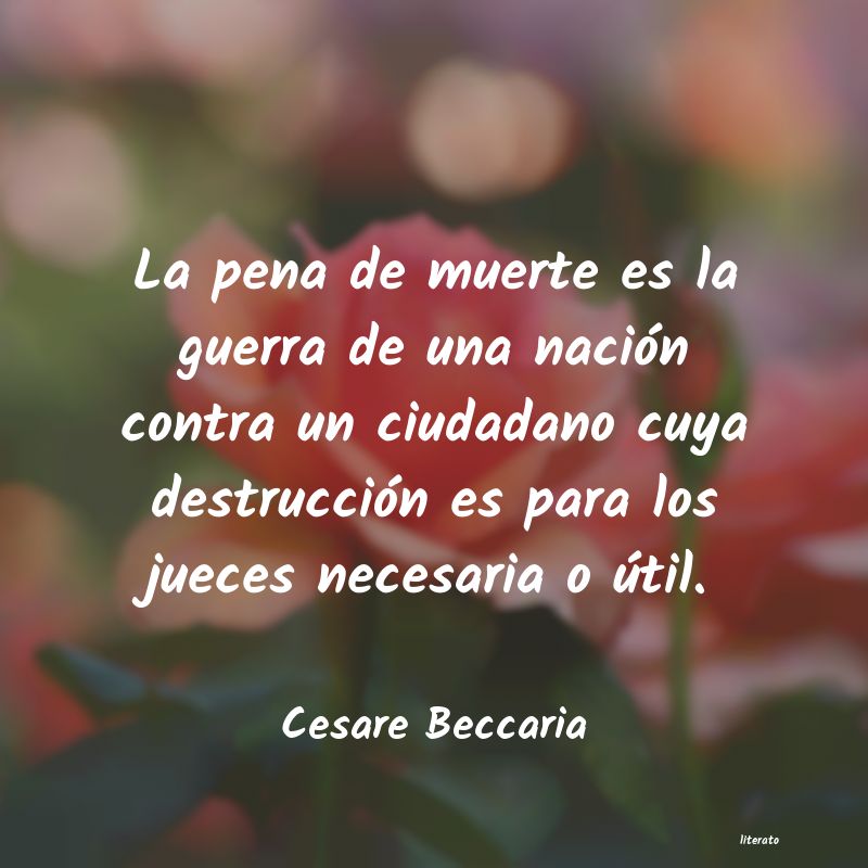 Frases de Cesare Beccaria