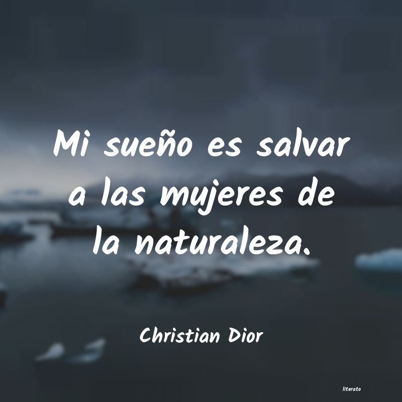 frases de Christian Dior