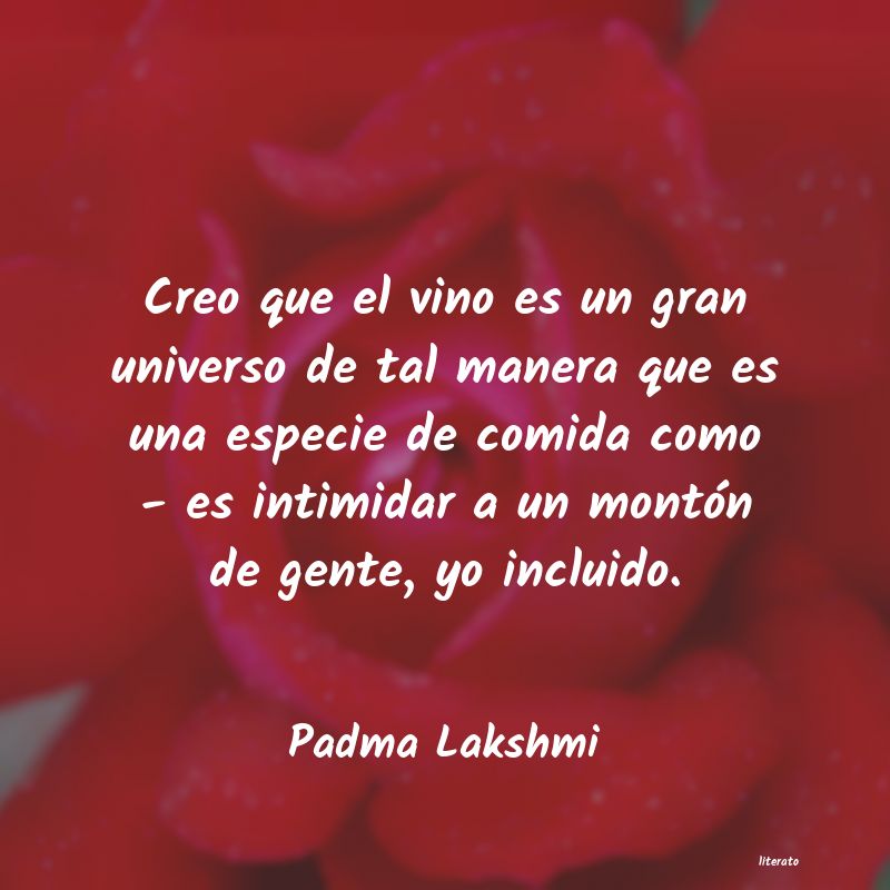 Frases de Padma Lakshmi