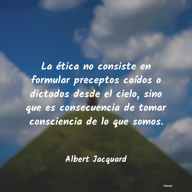 Frases de Albert Jacquard