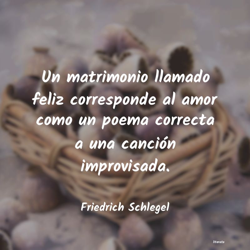 Frases de Friedrich Schlegel