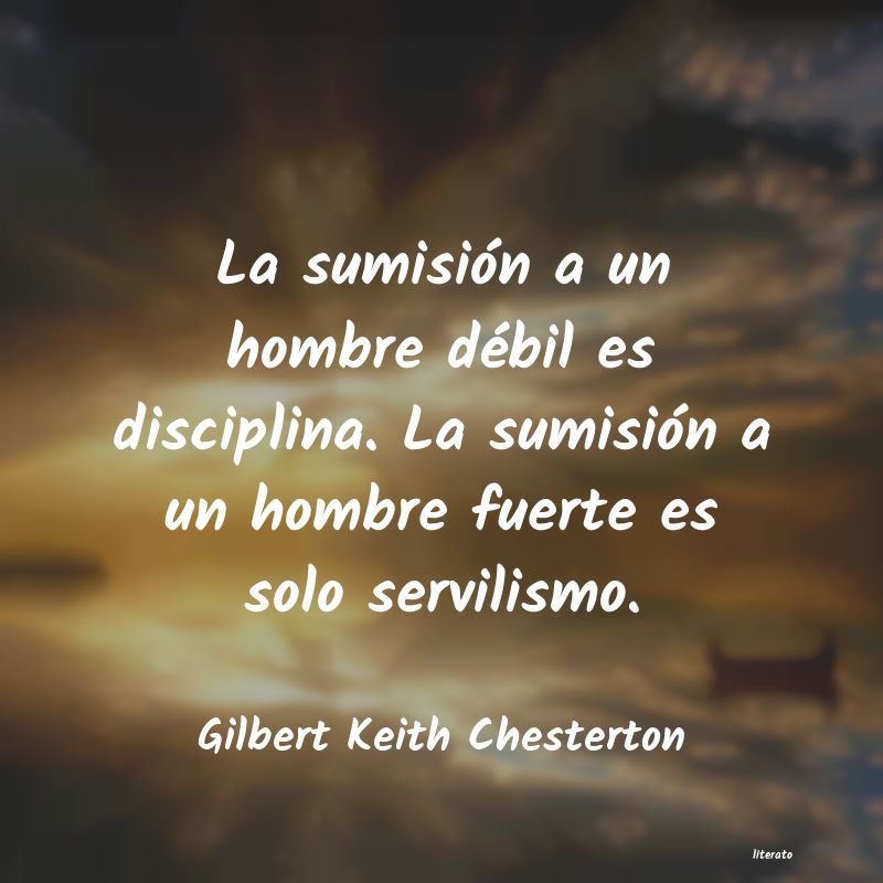 Frases de Gilbert Keith Chesterton