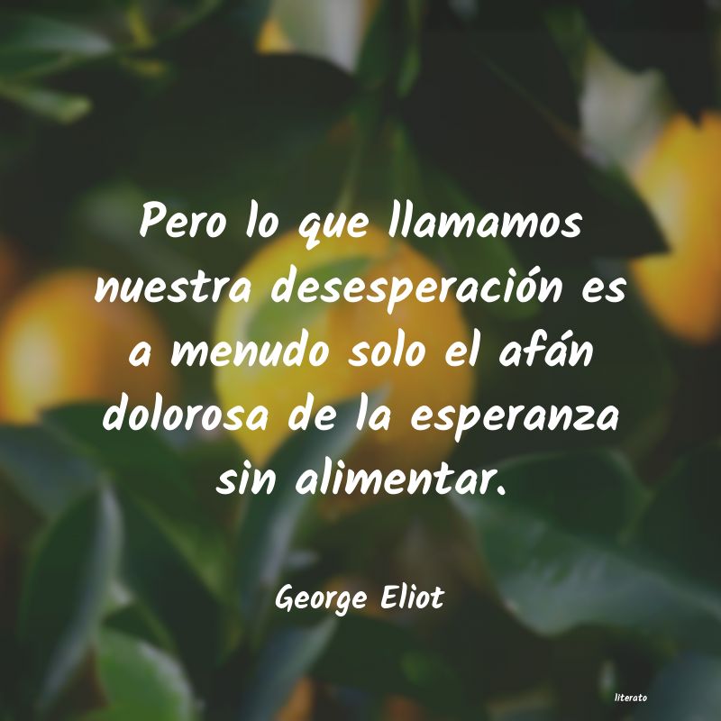 Frases de George Eliot