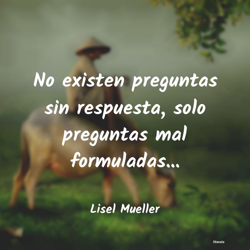 Frases de Lisel Mueller