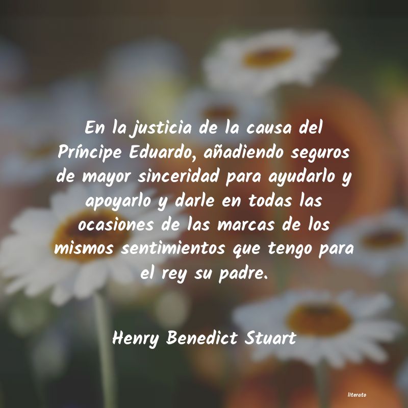 Frases de Henry Benedict Stuart