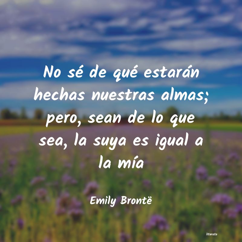 Frases de Emily Brontë