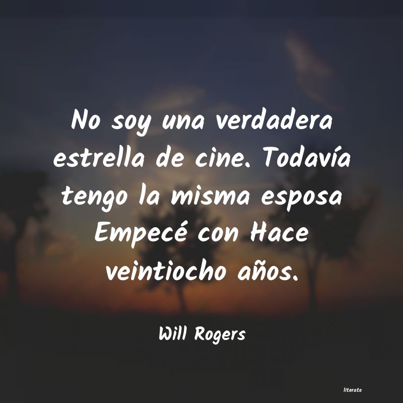 Frases de Will Rogers