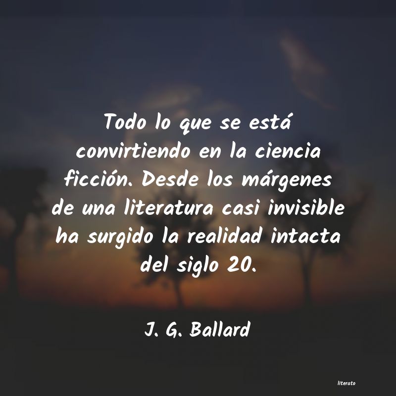 Frases de J. G. Ballard