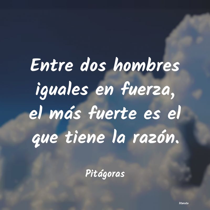 Frases de Pitágoras