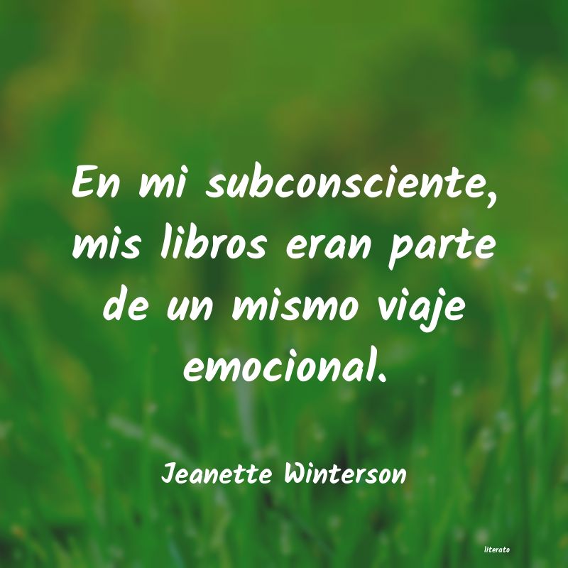 Frases de Jeanette Winterson