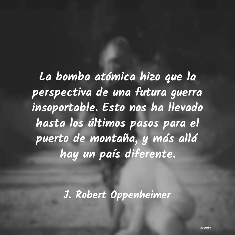 frases de J. Robert Oppenheimer
