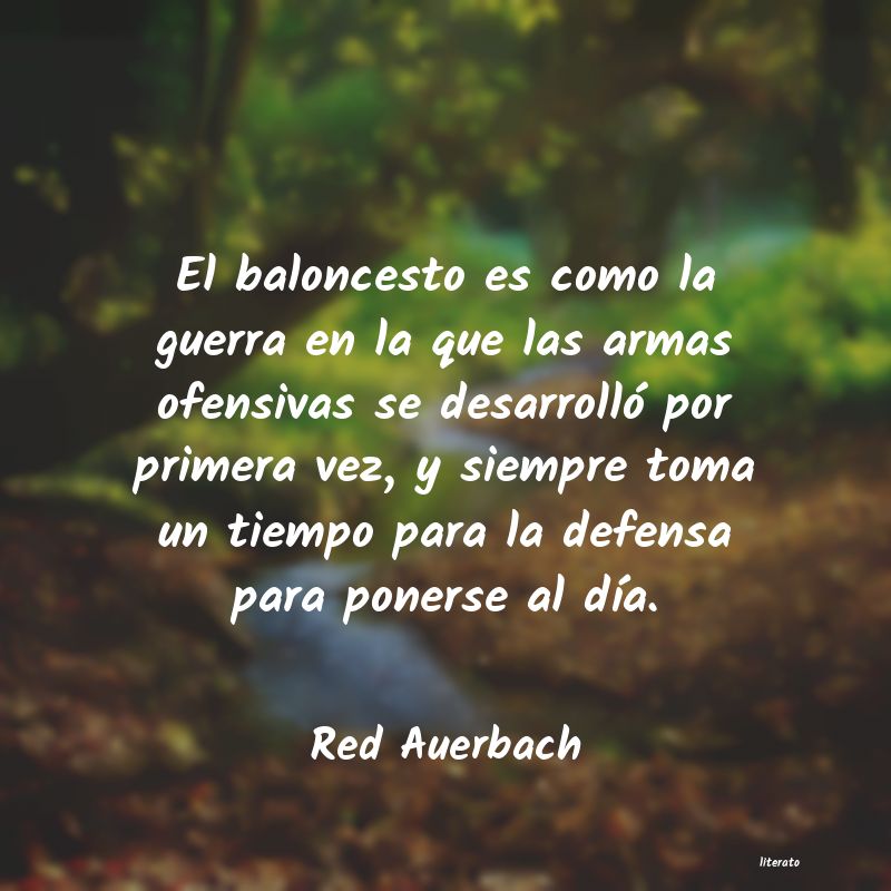 frases de Red Auerbach