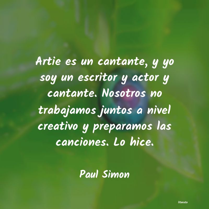 Frases de Paul Simon