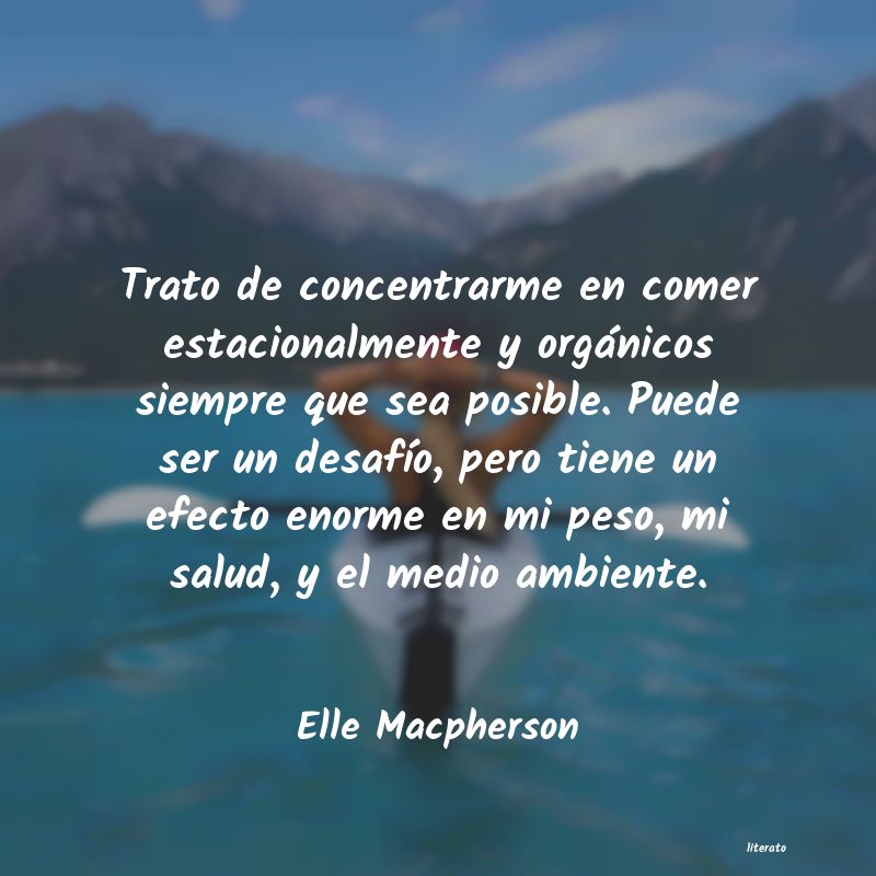 Frases de Elle Macpherson